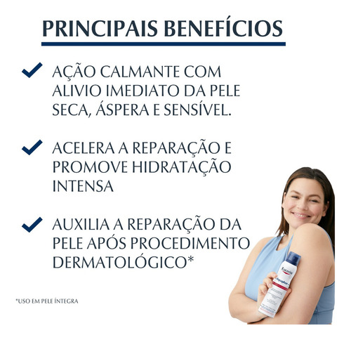 Eucerin Aquaphor Spray Corporal 150ml Fragrância Neutro
