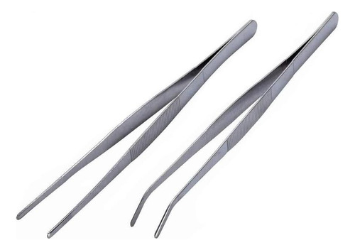 Pinzas Rectas Y Curvadas De Acero Inoxidable De Mango Largo,