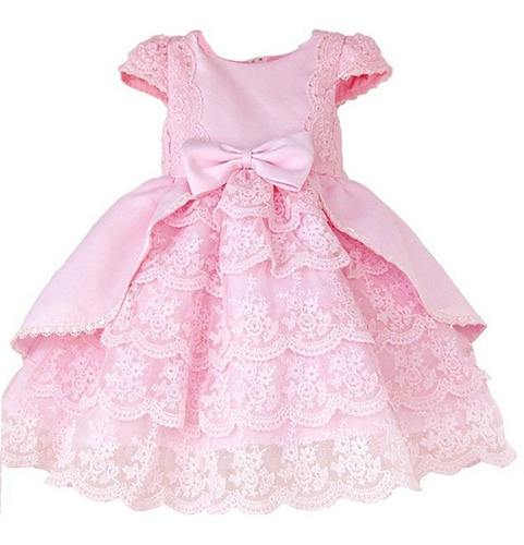 vestido infantil manga princesa