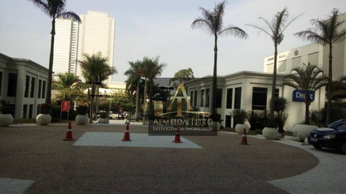 Excelente Sala Comercial Para Locação No Edifício West Point Em Alphaville/sp Área Total 322 M², 10 Vagas De Estacionamento - Confira! - Sa0452