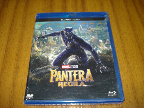 Bluray + Dvd Pantera Negra (nuevo Y Sellado) Marvel