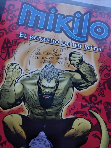 Poster Mikilo Comic Nacional Argentino Firmado Rafael Curci