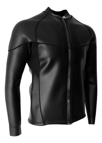 Men's 2mm Neoprene Wetsuit Smooth Surf Top Jacket