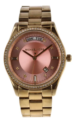 Gold diamond watch michael kors hotsell