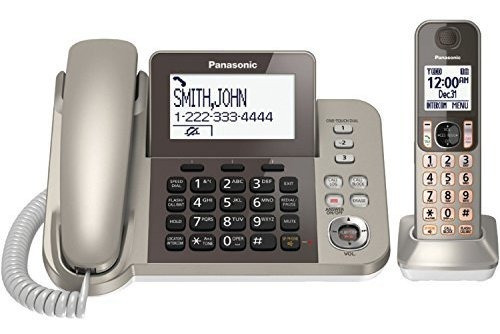 Telefono Fijo Panasonic Kxtgf350n Cordedcordless Dect 1 Hand