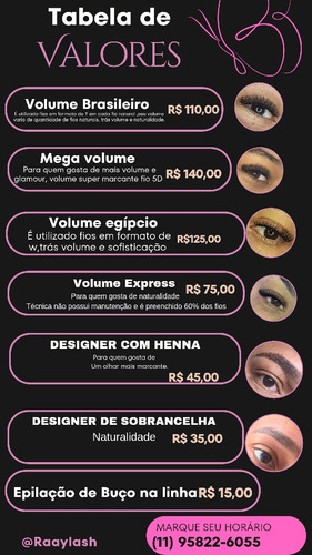 Extensão De Cilios E Sobrancelha