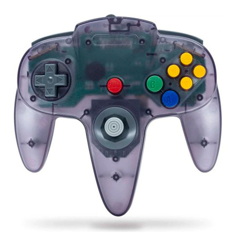 Control Para Nintendo 64 N64 Teknogame Analogico Morado Color Clear Pruple