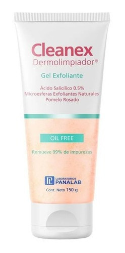 Cleanex Dermolimpiador Gel Exfoliante Oil Free Piel Acneica