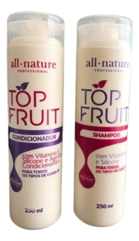 Kit Shampoo E Condicionador Topfruit Vitamina E 2x250ml