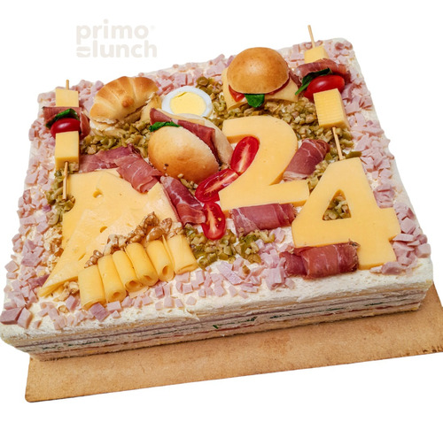 Torta Salada De Miga Con Picada! Cumpleaños, Envíos En Caba