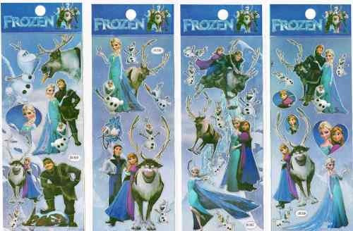 Frozen  Stickers  10  Planchas  P/ Souvenir V Crespo