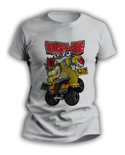 Remeras Personalizadas Sublimadas Adultos Bowser Ride - 7091