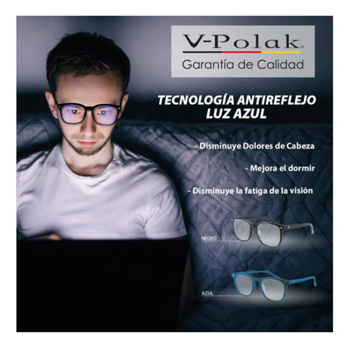 Lentes Para Computadora Protección Filtro Azul Luz Blue