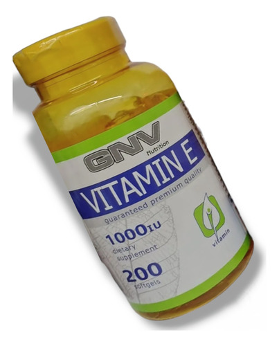 Vitamina E 200 Cápsulas 1000 Iu
