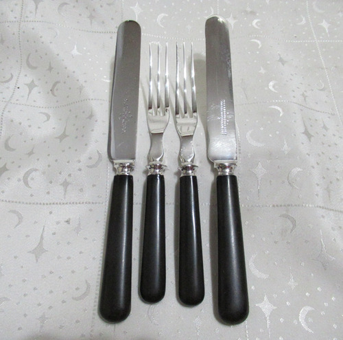 4 Cubiertos Victorianos V R Joseph Rodgers 13998 (Usado)