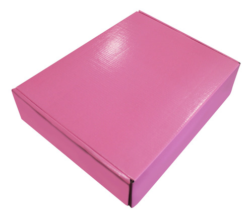 50 Mailbox 33x25x10 Cm Caja Envíos Color Rosa Semi Brillante
