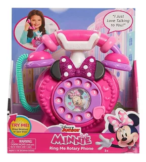 Telefone de brinquedo rotativo Disney Junior Minnie Mouse