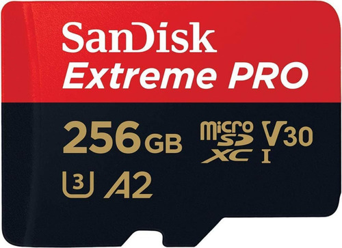 Tarjeta De Memoria Micro SD 256gb Sandisk Extreme Pro 4k