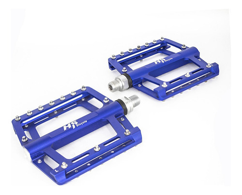 Pedales Para Bicicleta Bmx 1/2 Aluminio Azul Alnc-633 Hs