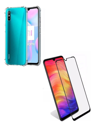 Case Reforzada Mas Vidrio Full Cover Para Xiaomi Redmi 9a