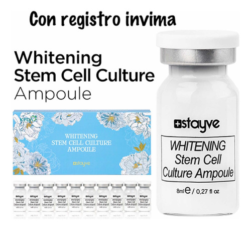 Bb Glow Stayve Whitening Stem Cel - Unidad a $30000