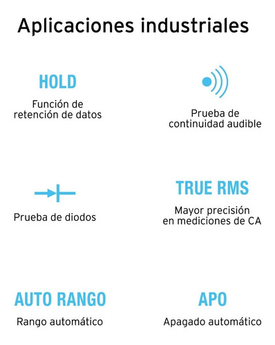 Imagen 4 de 8 de Multímetro Mantenimiento Industrial Con Gancho Truper 10404