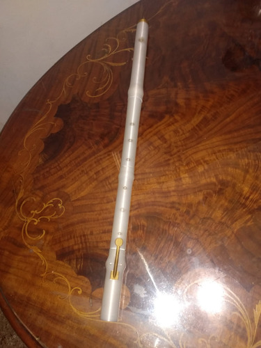Flauta Traversa Barroca Tenor 415 Hz Blanco