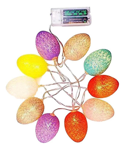 / Cadena De Luz Led 2-mode 6ft/10ft Huevo De Pascua Fiesta