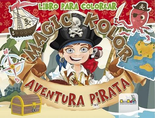 Libro Para Colorear Aventura Pirata Para Niños