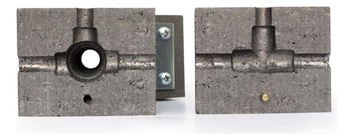 Molde Grafite Para Solda Exotérmica Tipo T Para Cabo 50mm