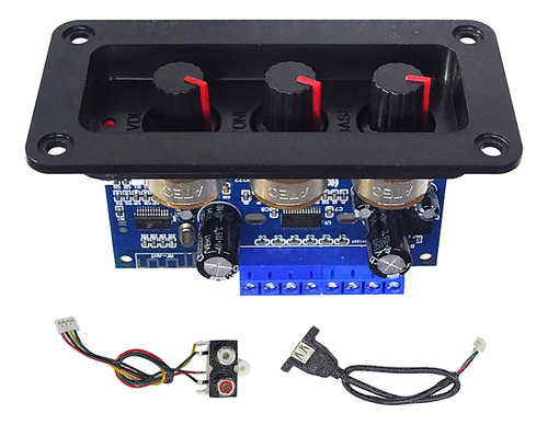 Placa Amplificadora Digital De 2.1 Canales 2x25w+50w Bt5.0