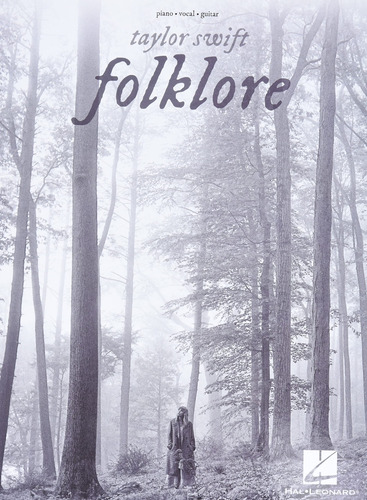 Cancionero Hal Leonard Taylor Swift Folklore P/v/g 120 Págin