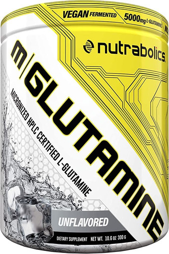 Nutrabolics L-glutamina Micronizada - 300g (60 Porciones) -