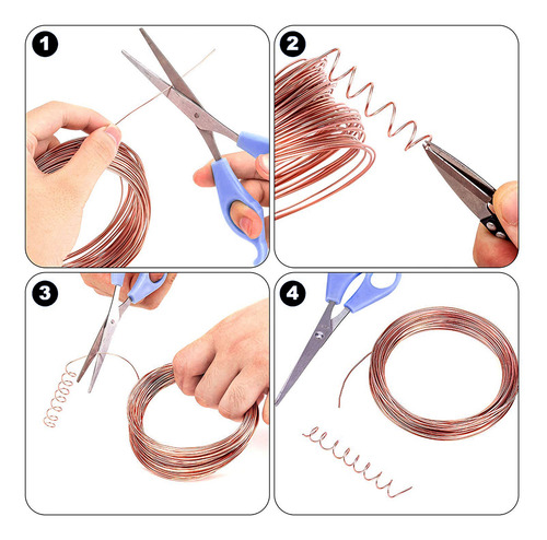 Alambre De Cobre Rojo, Alambre Conductor De Cobre De 1,2 Mm