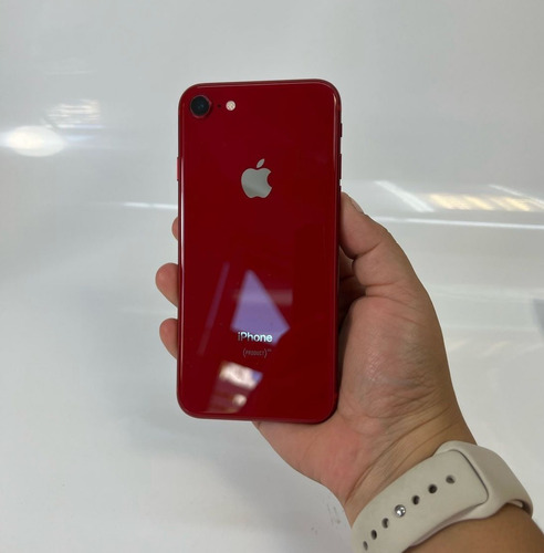 Imagen 3 de 10 de Apple iPhone 8 64gb Red Cargador Cable Funda Templado Cuota