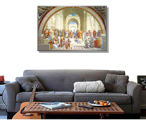 Cuadro Escuela De Atenas - Raffaello Sanzio - Rafael - 1511