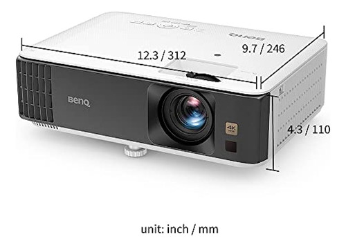 Projetor de jogos Benq Tk700 4k Hdr com HDMI 2.02 | Tiempo D