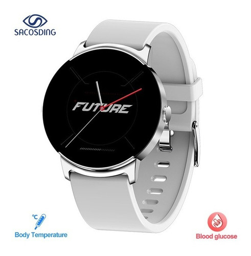 Reloj Inteligente Glucosa Hombre Y Mujer Nfc Smartwatch 2023 Color de la correa Silver1