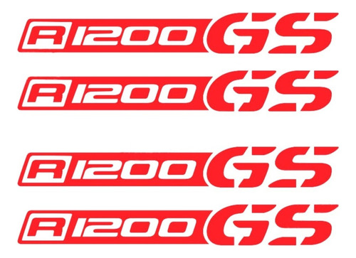 Adesivos Refletivo Friso Roda Compatível Com R1200gs Fri037 Cor R1200gs Vermelha