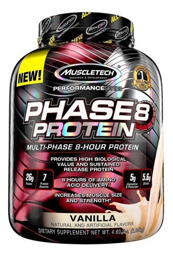 Phase 8 Protein, Muscletech, Proteina 2.1kg,