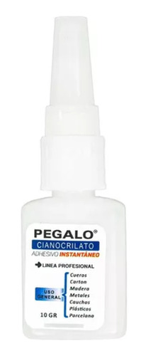 Adhesivo Cianocrilato Instantáneo Pegalo 10gr Envio Grati X3