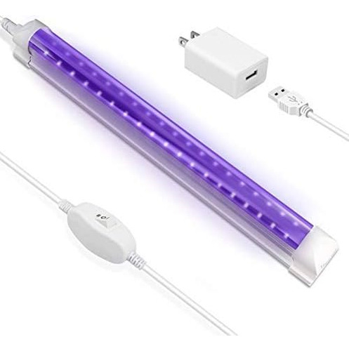 Luz Negra Led Uv, Tubo Led De 10 W, Luz Negra Reemplazo...