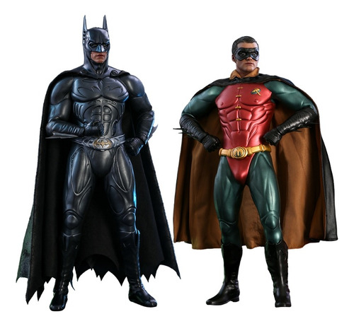 Batman Y Robin Pack De 2pz 1/6 De Escala Hot Toys Articulada