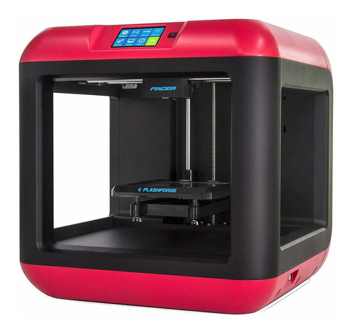 Impressora 3D Flashforge Finder cor red 100V/240V com tecnologia de impressão FDM