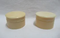Comprar Antiguo Par Alhajeros Pastilleros Noble Material Ivory