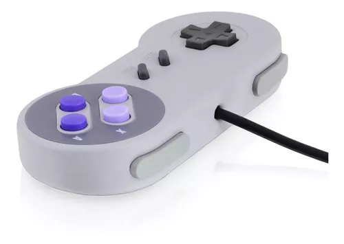 Controle Super Nintendo Snes Joystick Usb Jogos Emulador Pc - Maxi  Utilidades