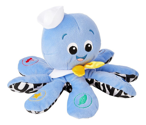 Pelúcia Educativa Para Bebe Polvo Com Melodias Baby Einstein