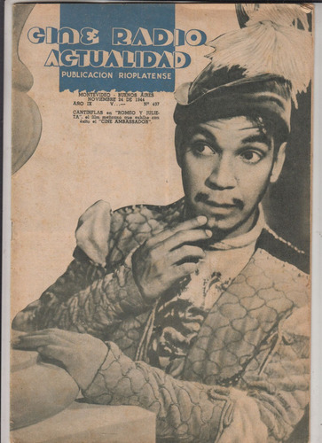 1944 Cantinflas En Romeo Y Julieta Tapa Revista Uruguay