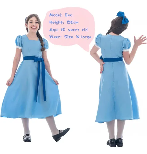 Nspstt Disfraz De Wendy Para Niña, Disfraz De Wendy Darling,
