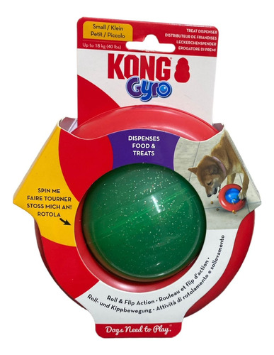  Kong Gyro Small Juguetes Perros Dispensador De Alimento 